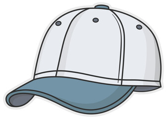 baseball cap vector illustration