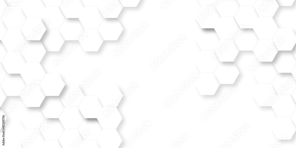 Wall mural abstract background with hexagon, modern abstract vector polygonal pattern. futuristic abstract hone