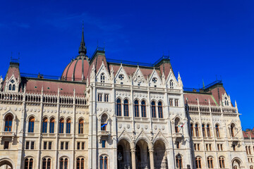 Beautiful building of Parliament in Budapest, Hungary