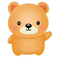 cute teddy bear cartoon