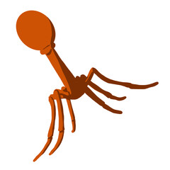 Illustration of virus 