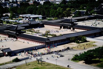 view of korean palace