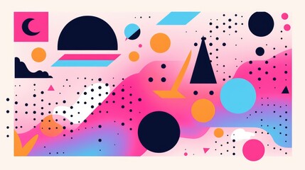 Colorful background, AI generated Image