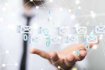 Mail Communication Connection message to mailing