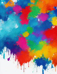 Fototapeta premium colorful watercolor background