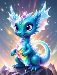 Cute Crystal Dragon
