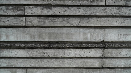 Wall made of boards, wooden background, gray boards