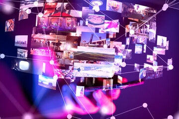 streaming data picture video material