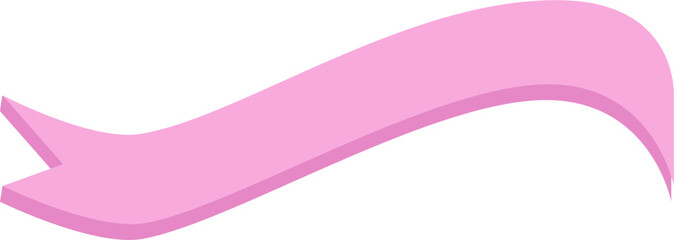 Ribbon banner illustration