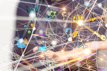 people network structure HR - Human resources management and recruitment