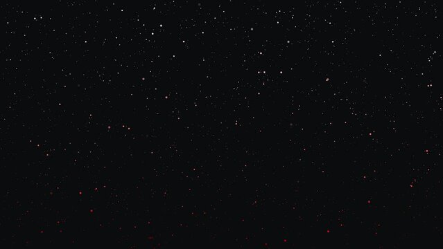 animated particle background isolated on blackground, sparkle, rain, star dust. video footage