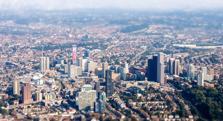 Fototapeta premium Manchester City Aerial View