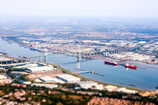 Dartford Crossing From The Air