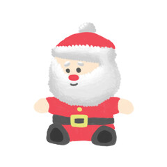 크리스마스 산타 캐릭터 일러스트 