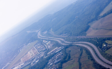 Motorway View From The Air