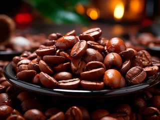 Freshly roasted coffee beans © Anna