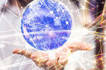 Business intelligence analyst dashboard on virtual