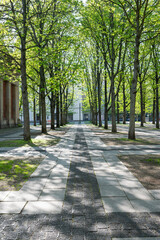 Berlin, Germany - April 22, 2023: park in Berlin