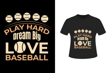 Baseball Retro Vintage T Shirt Design
