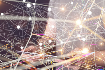 conference Digital Network and data concept 3d