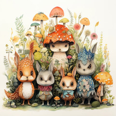 Woodland Creatures at Botanical Festival