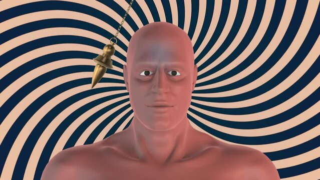 Human hypnosis with a pendulum and chakra