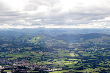 Fototapeta premium British Landscape From The Air