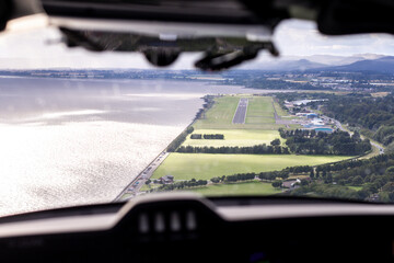 Aircraft Landing On Runway