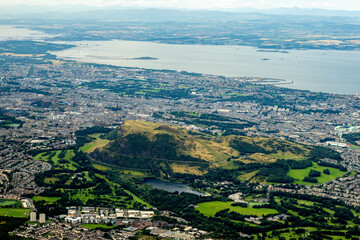 Edinburgh City From Above