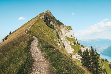 path to the mountain, travel, hike, hiking, Hardergrat, Switzerland, 