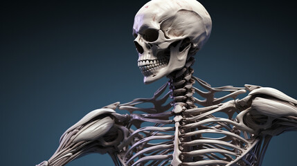 muscular skeleton created with Generative Ai