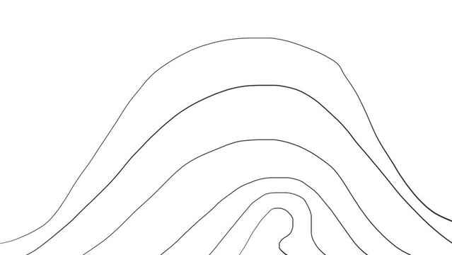 Simulate a wave with multiple layers of lines