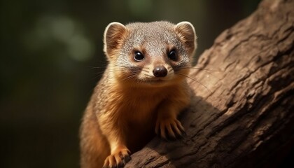 Fototapeta premium Mongoose on a branch