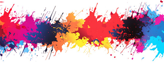 Painted splash ink background material, punk style