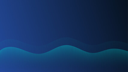 Abstract blue wave Background