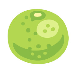 Fototapeta premium lime simple cartoon clip art