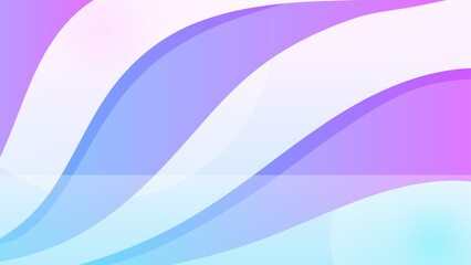 3D background geometric light dark blue purple flow line wave glow modern abstract gradient simple