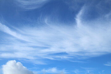 blue sky with clouds