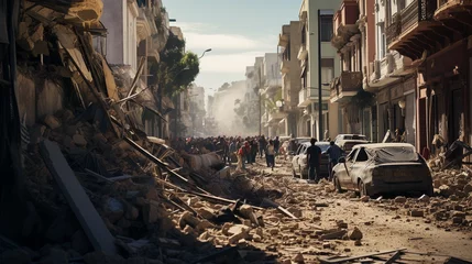 Poster earthquake in Morocco  © Milan