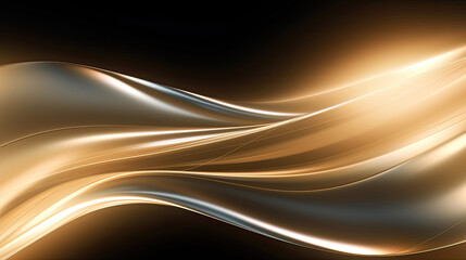 luxury golden color Abstract wave background. Abstract soft color waves, 