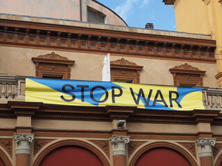 stop war sign