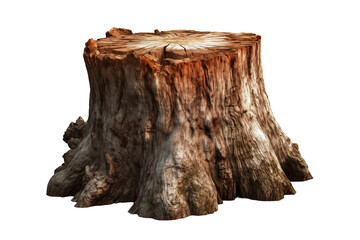 Tree stump isolated transparent png