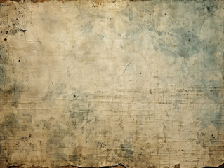 Distressed Vintage Paper with Torn Edges