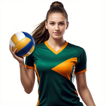 women wearing volleyball uniform