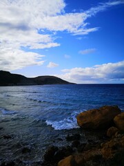 Beach front in Malta