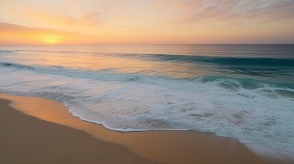 Fototapeta na wymiar A Breathtaking Coastal Landscape at Sunset