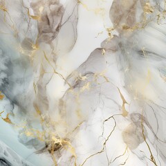 Luxurious Marble Texture with Soft Pastels and Gold