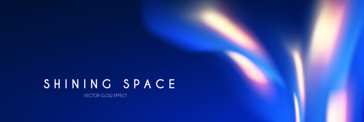 Motion light effect. Shining magic background and liquid speed light