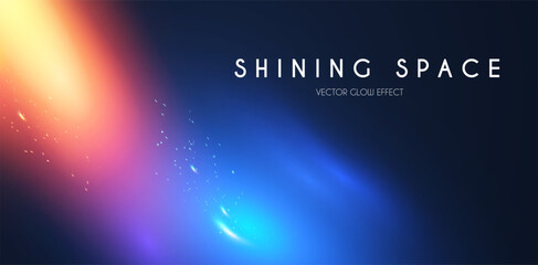 Motion light effect. Shining magic background and liquid speed light