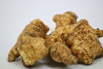 ginger on a white background